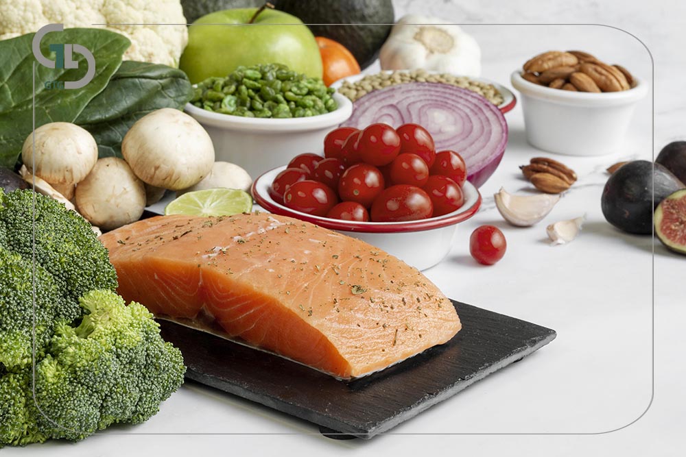 flexitarian diet food arrangement