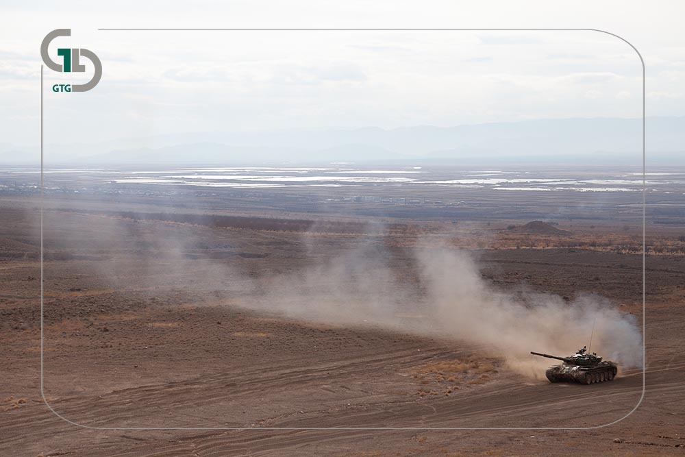 yerevan armenia oct 17 2018 armenian army units trainings